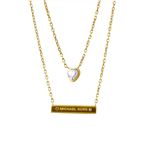 MICHAEL KORS �i�}�C�P���R�[�X�j MKJ6023710 MODERN Brilliance �n�[�g�N���X�^�����o�[ �_�u�� �y���_���g �l�b�N���X