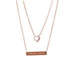 MICHAEL KORS �i�}�C�P���R�[�X�j MKJ6024791 MODERN Brilliance �n�[�g�N���X�^�����o�[ �_�u�� �y���_���g �l�b�N���X