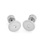 MICHAEL KORS �i�}�C�P���R�[�X�j MKJ4669040 Pave Silver-Tone Logo Stud Earrings �p���F �X�^�b�h �s�A�X