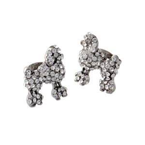 MARC JACOBS �i�}�[�N�W�F�C�R�u�X�j M0010474-969 Crystal�^Antique Silver �v�[�h�� �p���F �X�^�b�h �s�A�X Charms Paradise Mini Poodle Studs