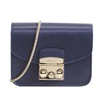 FURLA �i�t�����j 851168 BGZ7 ARE NAVY ���g���|���X �~�j �`�F�[�� �V�����_�[�o�b�O METROPOLIS MINI CROSSBODY