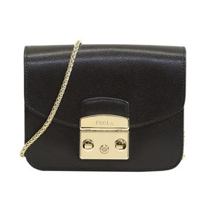 FURLA �i�t�����j 820676 BGZ7 ARE ONYX ���g���|���X �~�j �`�F�[�� �V�����_�[�o�b�O METROPOLIS MINI CROSSBODY
