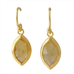 CHAN LUU (チャンルー) EG-4669 CTR MQS シトリン ドロップ ピアス