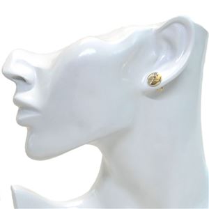 MARC JACOBS （マークジェイコブス） M0009789-168 Crystal／Gold MJ Coin Studs コイン クリスタル スタッド ピアス