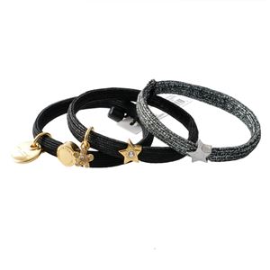 MARC JACOBS （マークジェイコブス） M0012437-002 Black Multi クラスターポニー ヘアゴム3本セット ブレスレットにも  Daisy Pony