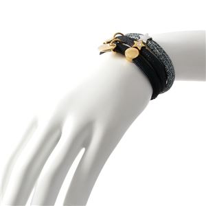 MARC JACOBS （マークジェイコブス） M0012437-002 Black Multi クラスターポニー ヘアゴム3本セット ブレスレットにも  Daisy Pony