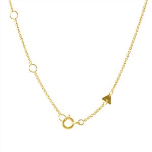 ALIITA （アリータ） CARITA NECKLACE NECKLACE 9KYG&times;RDルビー カリタ レター 封筒モチーフ ネックレス ペンダント