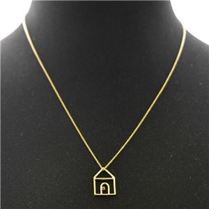 ALIITA （アリータ） CARITA NECKLACE NECKLACE 9KYG&times;RDルビー カリタ レター 封筒モチーフ ネックレス ペンダント