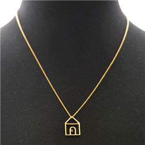 ALIITA （アリータ） CASTIA RUBI NECKLACE 9KYG&times;RDルビー カシータ 家モチーフ ネックレス ペンダント