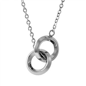 Calvin Klein （カルバンクライン） KJ4MBN210100 ダブル サークル ネックレス ペンダント BEAUTY