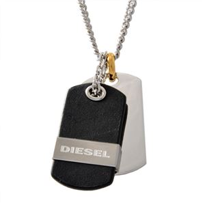 DIESEL (ディーゼル) DX1084040 ドッグタグ メンズ ネックレス ペンダント ブレイブマン(モヒカン)