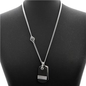 DIESEL (ディーゼル) DX1084040 ドッグタグ メンズ ネックレス ペンダント ブレイブマン(モヒカン)