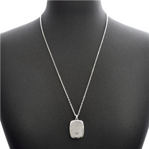EMPORIO ARMANI (エンポリオアルマーニ) ドッグタグ イーグルロゴ メンズ ネックレス/ペンダント