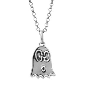 GUCCI (グッチ) 455536-J8400-0701 EGS2409060 GHOST ゴーストモチーフ ペンダント ネックレス