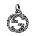 GUCCI (グッチ) 455288-J8400-0701 グッチゴースト インターロッキングG チャーム 【ブレスレットチャーム】 【ペンダントトップ】
