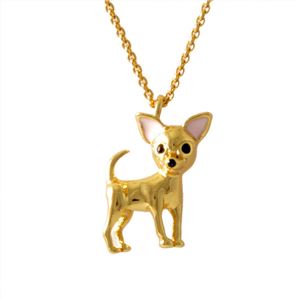 kate Spade (ケイトスペード) エングレービング Multi チワワ モチーフ ネックレス ペンダント Chihuahua Mini Pendant