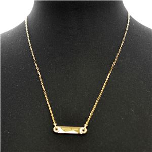 MICHAEL KORS (マイケルコース) WBRUE329-974 Haute Hardware パヴェ ロゴプレート ネックレス ペンダント