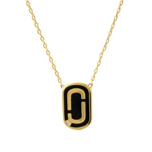 MARC JACOBS (マークジェイコブス) M0012394-065 M0010371-098 「J」ロゴモチーフ ペンダント ネックレス Icon Enamel Pendant