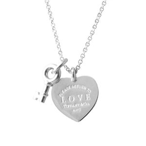 TIFFANY&CO (ティファニー) 36339497 1837 リターン トゥ ティファニー ラブ ハート タグ キー ペンダント SS 41cm〜46cm ネックレス