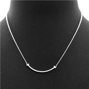 TIFFANY&CO (ティファニー) 36340207 インフィニティ T スマイル ペンダント (SS) ネックレス 41〜46cm