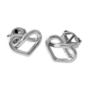 Calvin Klein （カルバンクライン） KJ6BME000100 ハートモチーフ スタッド ピアス CHARMING