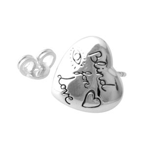 GUCCI (グッチ) 455255-J8400-0701 BLIND FOR LOVE ブラインド フォー ラブ ハートモチーフ スタッド ピアス