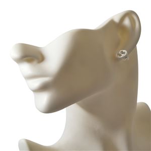 GUCCI (グッチ) 479227-J8400-8106 インターロッキングG シルバー スタッド ピアス