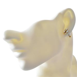 kate Spade （ケイトスペード） WBRUE242-100 White フラワーモチーフ スタッド ピアス Shine On Flower Studs