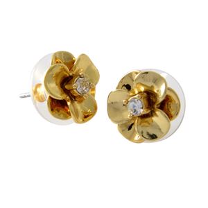 kate Spade (ケイトスペード) WBRUE243-711 Gold フラワーモチーフ スタッド ピアス Shine On Flower Studs