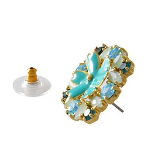 kate Spade （ケイトスペード） WBRUE322-460 Blue Multi フラワーモチーフ スタッド ピアス Here Comes The Sun Statement Studs