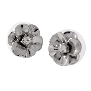 kate Spade （ケイトスペード） WBRUE451-040 Silver フラワーモチーフ スタッド ピアス Shine On Flower Studs