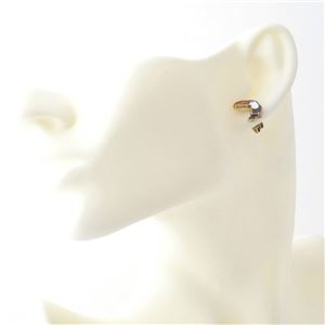 MARC JACOBS (マークジェイコブス) M0010471-002 Black Multi Charms Paradise Parrot Studs オウムモチーフ スタッド ピアス 鳥バード