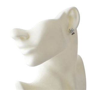 MARC JACOBS (マークジェイコブス) M0009237-118 Cream/Antique Silver ロゴ パール スター 星モチーフ スタッド ピアス Charms Flat Pearl Star Studs