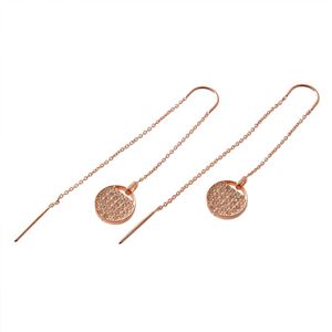 SWAROVSKI (スワロフスキー) 5253285 クリスタルパヴェ スライドスルー ピアス Ginger Chain