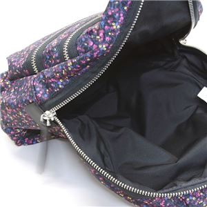 MARC JACOBS （マークジェイコブス） M0012635-401 Blue Multi ダブルJロゴ ミックスベリープリント ナイロン バックパック リュックサック Mixed Berries Print Nylon Biker Backpack