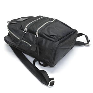 MARC JACOBS （マークジェイコブス） M0012700-001 Black ダブルJロゴ ナイロン バックパック リュックサック Nylon Biker Backpack