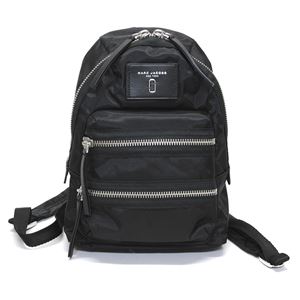 MARC JACOBS （マークジェイコブス） M0012702-001 Black ダブルJロゴ ナイロン ミニ バックパック リュックサック Nylon Biker Mini Backpack