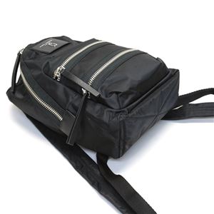 MARC JACOBS （マークジェイコブス） M0012702-001 Black ダブルJロゴ ナイロン ミニ バックパック リュックサック Nylon Biker Mini Backpack
