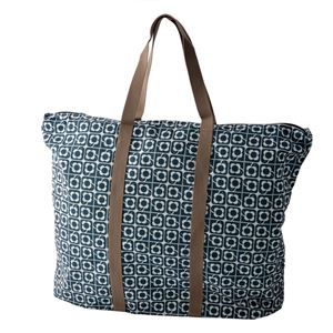Orla Kiely (オーラカイリー) 17SEDLB160 Navy トラベル ショルダーバッグ 旅行かばん DISTY LOVE BIRDS Foldaway Travel Bag