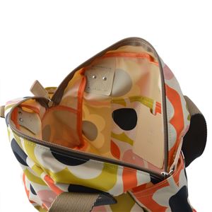 Orla Kiely (オーラカイリー) 17SELBM092 Multi ショルダー・ハンドバッグ LOVE BIRDS PRINT Zip Handbag