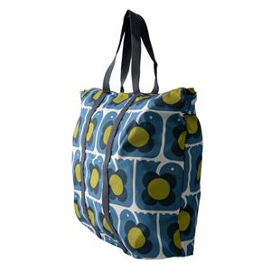 Orla Kiely (オーラカイリー) 17SELBR160 Marine トラベル ショルダーバッグ 旅行かばん LOVE BIRDS PRINT Foldaway Travel Bag