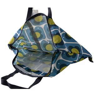 Orla Kiely (オーラカイリー) 17SELBR160 Marine トラベル ショルダーバッグ 旅行かばん LOVE BIRDS PRINT Foldaway Travel Bag