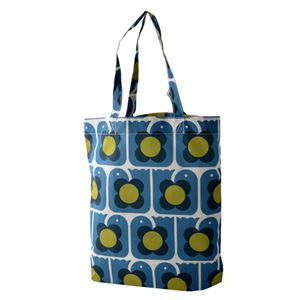Orla Kiely (オーラカイリー) 17SELBR307 Marine トートバッグ ショッピングバッグ LOVE BIRDS PRINT Packaway Tote