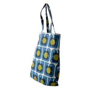 Orla Kiely (オーラカイリー) 17SELBR307 Marine トートバッグ ショッピングバッグ LOVE BIRDS PRINT Packaway Tote