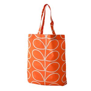 Orla Kiely (オーラカイリー) 17SELIN307 Persimmon トートバッグ ショッピングバッグ GIANT LINEAR STEM Packaway Tote