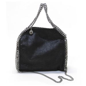 STELLA McCARTNEY (ステラマッカートニー) 371223 W9132 1000 ファラベラ シャギー ディア ミニ トートバッグ ショルダーバッグ Mini Tote Shaggy Deer Falabella