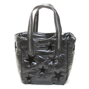 STELLA McCARTNEY (ステラマッカートニー) 489696 W8152 1000 ベルベット スター 星型パッチワーク ファラベラ GO ショルダーバッグ トートバッグ Tote Eco Nylon All Over Stars Falabella