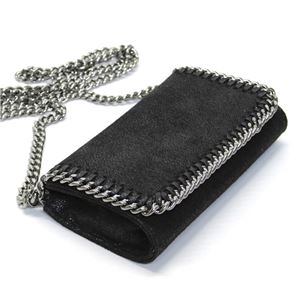 STELLA McCARTNEY (ステラマッカートニー) 468909 W9132 1000 ファラベラ シャギー ディア モバイル・スマホ用ケース ショルダーバッグ I Phone 6 Case Shaggy Deer Falabella