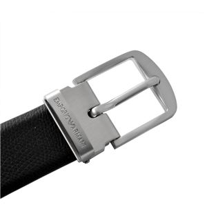 EMPORIO ARMANI (エンポリオアルマーニ) Y4S075 YAQ2E 81072 ロゴバックル メンズ ベルト (カット調節可)