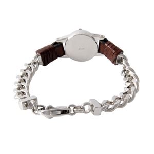 DIESEL（ディーゼル） DX1052040 レザー＆チェーン メンズ ブレスレット ブレイブマン（モヒカン）